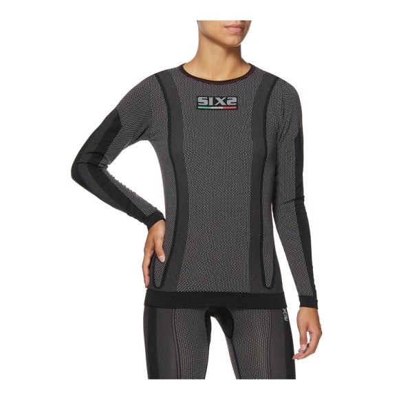 Термокофта SIXS TS2W с утеплителем Black Carbon, XS