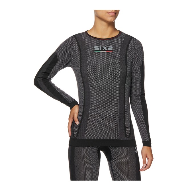 Термокофта SIXS TS2W с утеплителем Black Carbon, XS