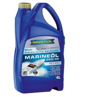 Моторное масло RAVENOL Marineoil PETROL 25W-40 mineral (4L)