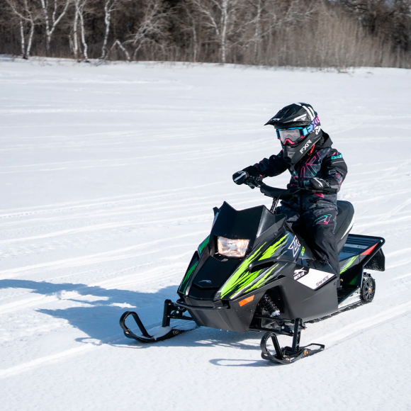 Детский комбинезон FXR CX с утеплителем Black Cheetah/Mint-Electric Pink, 4