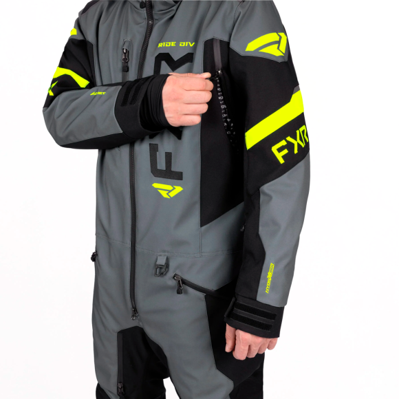 Комбинезон FXR Helium без утеплителя Charcoal/HiVis, XL Комбинезон FXR Helium без утеплителя Charcoal/HiVis, XL
