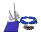 Якорь Дэнфорта 2.7 кг с цепью 1,2 м и веревкой 30 м в сумке Якорь Дэнфорта 2.7 кг с цепью 1,2 м и веревкой 30 м в сумке