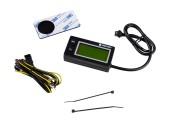 Тахометр универсальный со счетчиком моточасов, вольтметром с подсветкой и сменной батарейкой Тахометр универсальный со счетчиком моточасов, вольтметром с подсветкой и сменной батарейкой