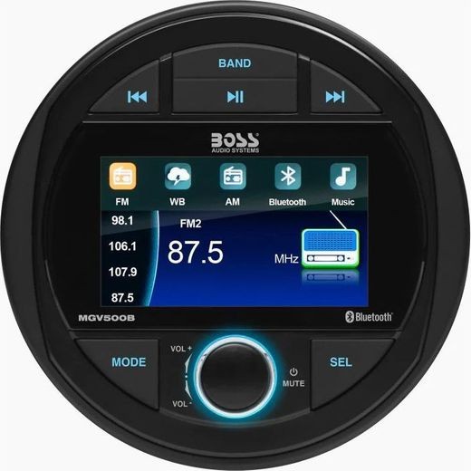 Морская магнитола BOSS MGV500B Морская магнитола BOSS MGV500B