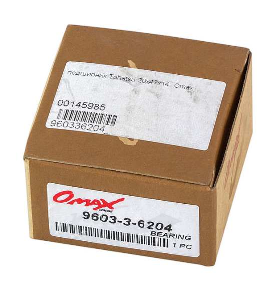 Подшипник 20x47x14, Tohatsu/Mercury 4-9.8, Omax