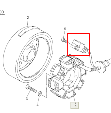 Датчик Холла Для Yamaha (8CH-85510-01-00; 8CH-85510-02-00) (KINETIX)