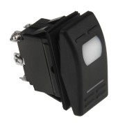 Переключатель трехпозиционный ON-OFF-ON 12 В/16А 5Р с подсветкой