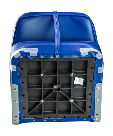 Кресло мягкое складное, высокая спинка, обивка винил, цвет синий, Marine Rocket