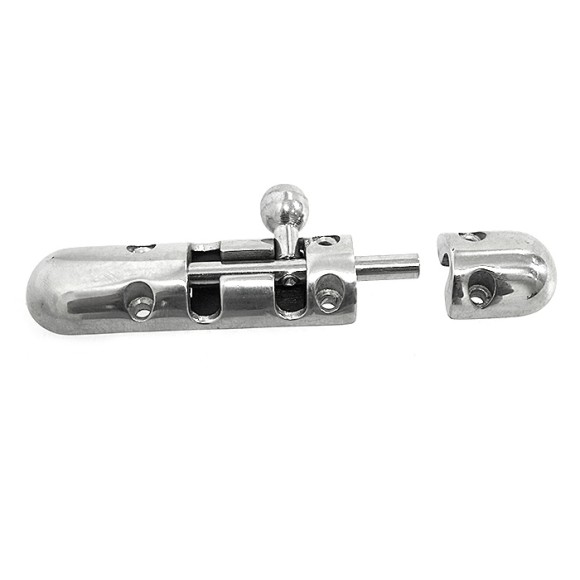 Задвижка дверная 88x18 мм, нерж.сталь Задвижка дверная 88x18 мм, нерж.сталь