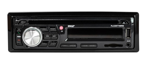 Морская магнитола 1DIN PYLE PLCDBT75MRB, комплект