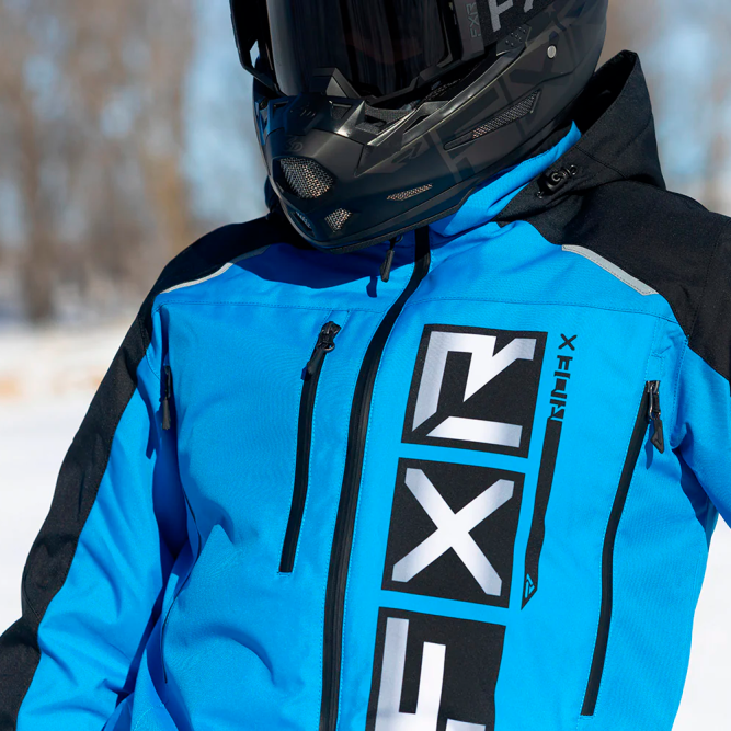 Комбинезон FXR Recruit F.A.S.T. с утеплителем Black/Blue, S