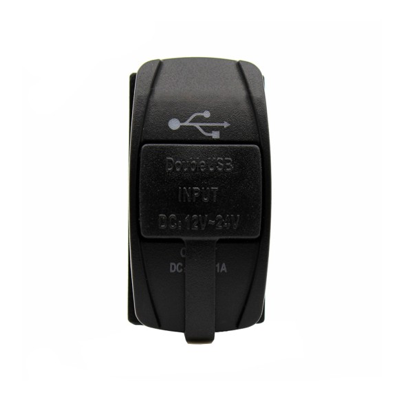 Разъем USB Skipper 5В 3.1A, в гнездо для кнопки 37.2x21.2