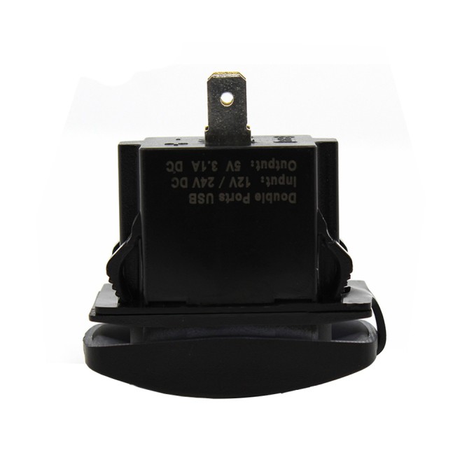 Разъем USB Skipper 5В 3.1A, в гнездо для кнопки 37.2x21.2