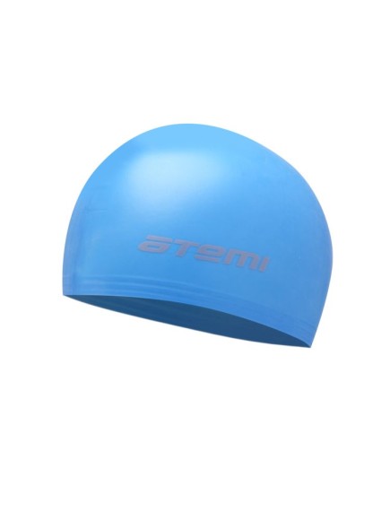 Шапочка для плавания Atemi детская, тонкий силикон, голубой, TC303