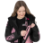 Комбинезон FXR CX без утеплителя Black/Dusty Rose, 2