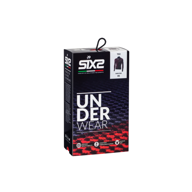 Лонгслив SIXS TS3 4-season DARK RED, XS