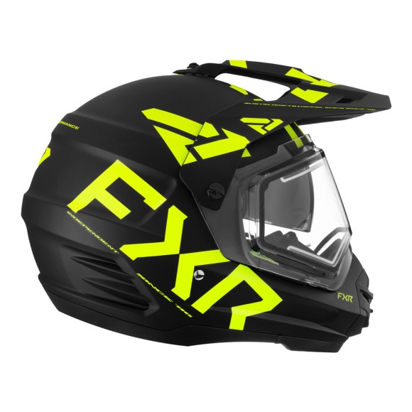 Шлем FXR Torque X Team с подогревом Black/Hi Vis, L