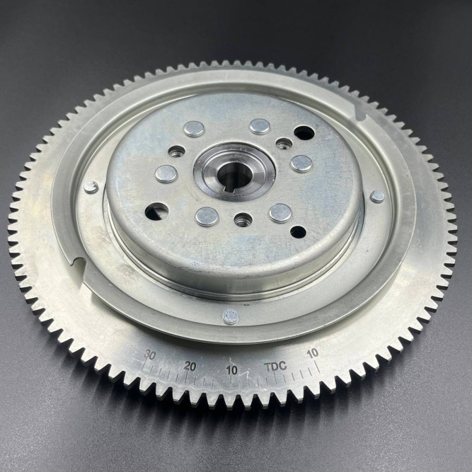 Маховик Yamaha 25-30 (C венцом для электростартера) (YUELANG)