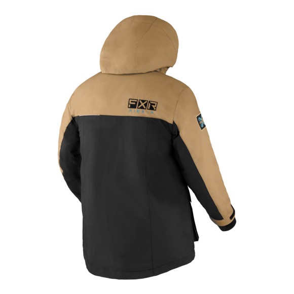 Детская куртка FXR Kicker с утеплителем Black/Canvas/Steel, 4 Детская куртка FXR Kicker с утеплителем Black/Canvas/Steel, 4