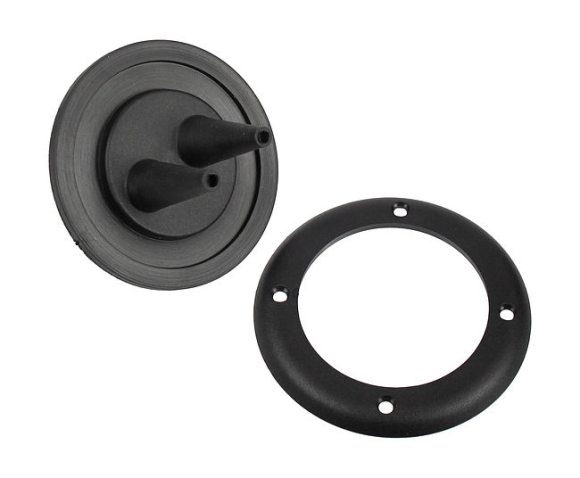 Уплотнитель для 2-х тросов управления черный, д. 105 мм