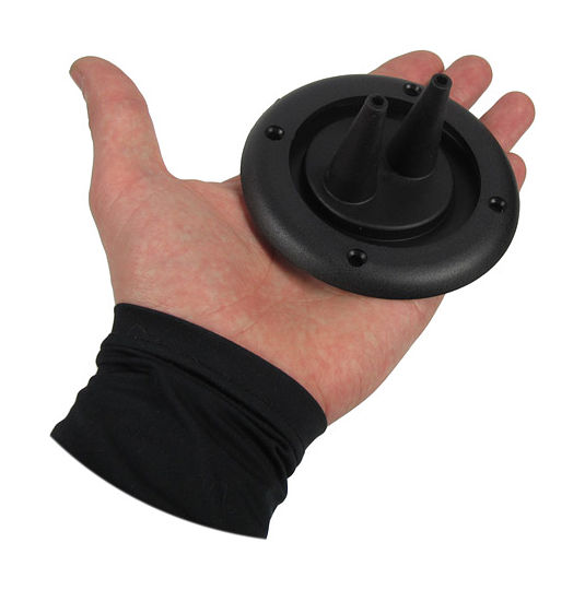 Уплотнитель для 2-х тросов управления черный, д. 105 мм