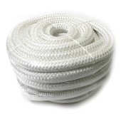 Плетеный швартовый трос c огоном 25мм*20м белый