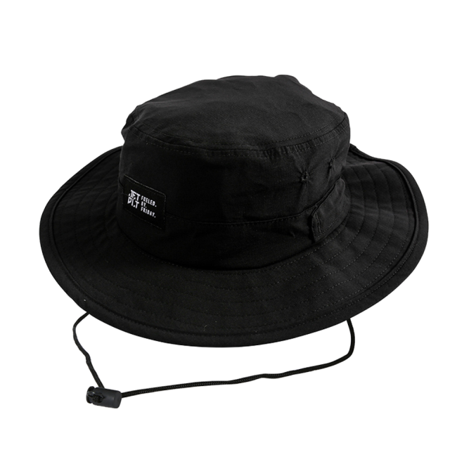 Шляпа JetPilot Wide Brim Black, One Size
