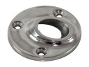 Основание стойки леера 7/8" (22 мм), 45 град, круглое под сварку