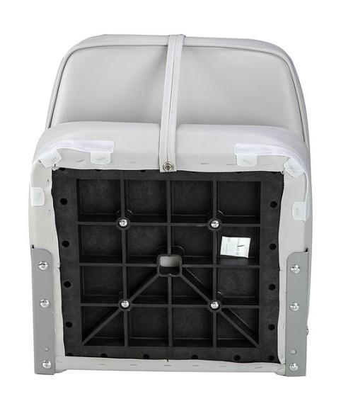 Кресло мягкое складное, высокая спинка, обивка винил, цвет серый, Marine Rocket