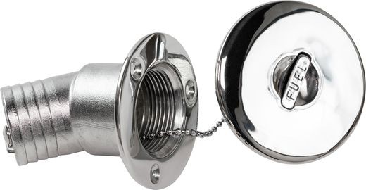 Горловина заливная для бензина, угловая, под шланг 38 мм, Marine Rocket Горловина заливная для бензина, угловая, под шланг 38 мм, Marine Rocket