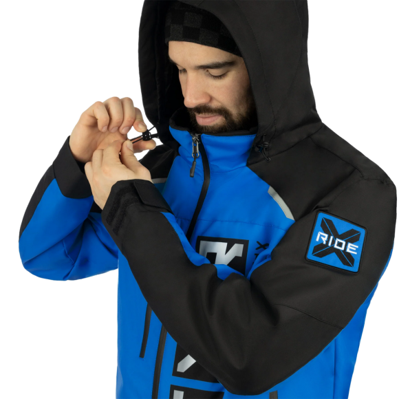 Комбинезон FXR Recruit без утеплителя Black/Blue, L Комбинезон FXR Recruit без утеплителя Black/Blue, L