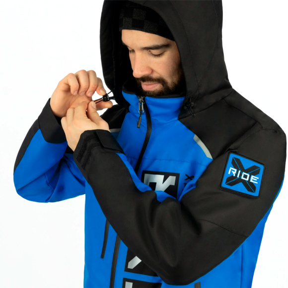 Комбинезон FXR Recruit без утеплителя Black/Blue, L Комбинезон FXR Recruit без утеплителя Black/Blue, L