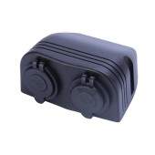 Двойной накладной модуль Skipper USB 5В 3.1А и прикуриватель 12V Двойной накладной модуль Skipper USB 5В 3.1А и прикуриватель 12V
