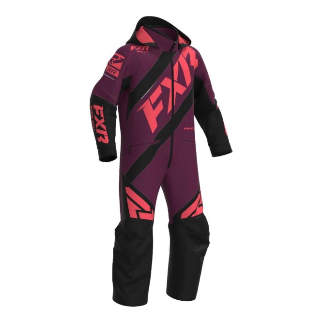 Детский комбинезон FXR CX с утеплителем Wine/Coral/Black, 4