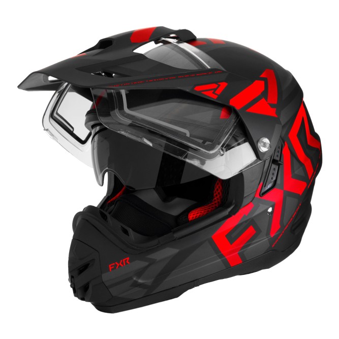 Шлем FXR Torque X Team с подогревом Black/Red, S