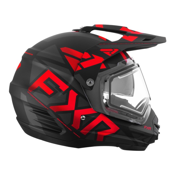 Шлем FXR Torque X Team с подогревом Black/Red, S