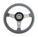 Рулевое колесо DELFINO обод серый,спицы серебряные д. 340 мм