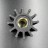 Крыльчатка помпы охлаждения VOLVO PENTA 3.0/4.3/5.0/5.7/5.8/7.4L (Omax)