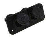 Панель с двумя разъёмами прикуривателя Панель с двумя разъёмами прикуривателя