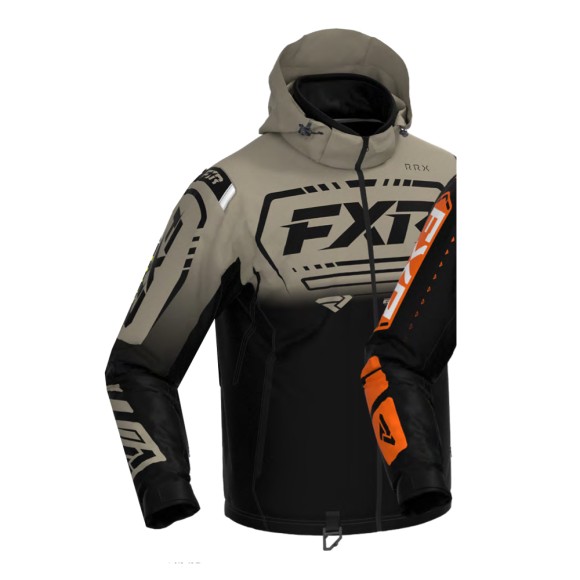 Куртка FXR RRX с утеплителем Black/Stone, M