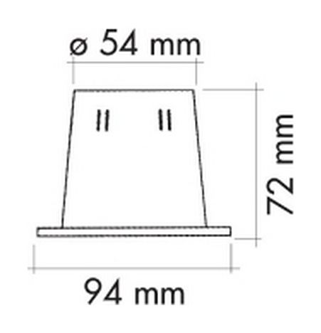 Уплотнитель для тросов управления регулируемый черный, д. 94 мм Уплотнитель для тросов управления регулируемый черный, д. 94 мм