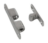 Защелка дверная нержавеющая 44х8 мм