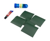 Ремкомплект лодки ПВХ (клей «KLEYBERG» 30мл,5 латок, олива) Ремкомплект лодки ПВХ (клей «KLEYBERG» 30мл,5 латок, олива)