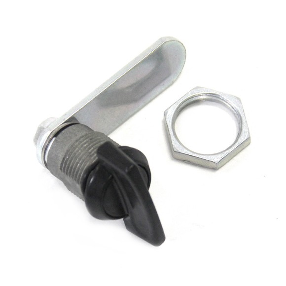 Замок черный, с поворотным язычком SUNFINE, 19мм Замок черный, с поворотным язычком SUNFINE, 19мм