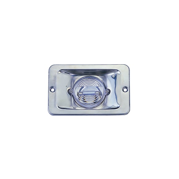 Огонь гаковый (кормовой) AAA врезной, нержавеющая сталь, светоидиодный