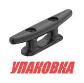 Утка швартовая 3", пластиковая, черная