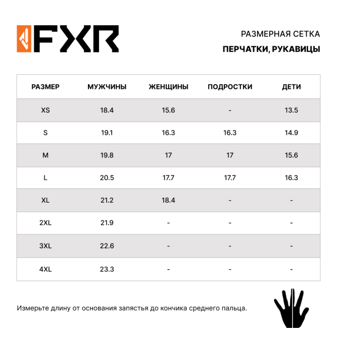 Перчатки FXR Cold Stop Mechanics без утеплителя Black, L