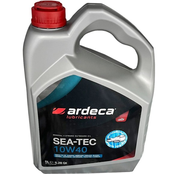 ARDECA SEA-TEC 10W-40 OUTBOARD 5L (Минерал.) ARDECA SEA-TEC 10W-40 OUTBOARD 5L (Минерал.)