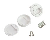 Ручка врезная, белая D51мм, SeaFlo