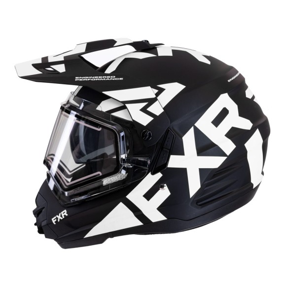 Шлем FXR Torque X Team с подогревом Black/White, XS Шлем FXR Torque X Team с подогревом Black/White, XS